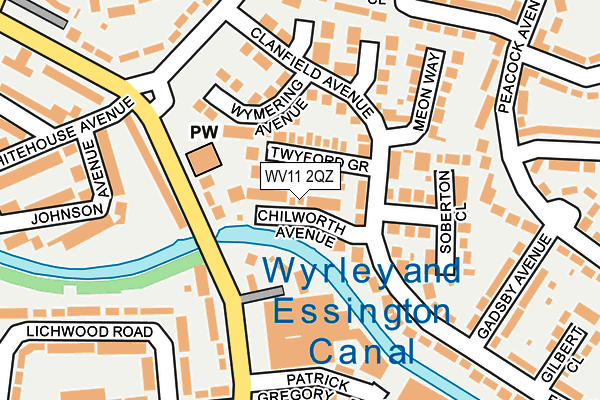 WV11 2QZ map - OS OpenMap – Local (Ordnance Survey) WV11 2QZ map - OS OpenMap – Local (Ordnance Survey)