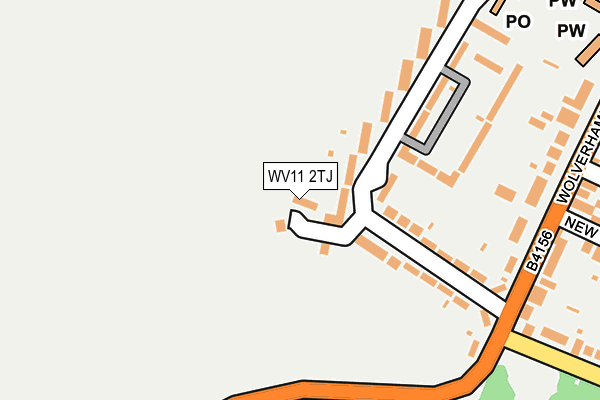 WV11 2TJ map - OS OpenMap – Local (Ordnance Survey) WV11 2TJ map - OS OpenMap – Local (Ordnance Survey)