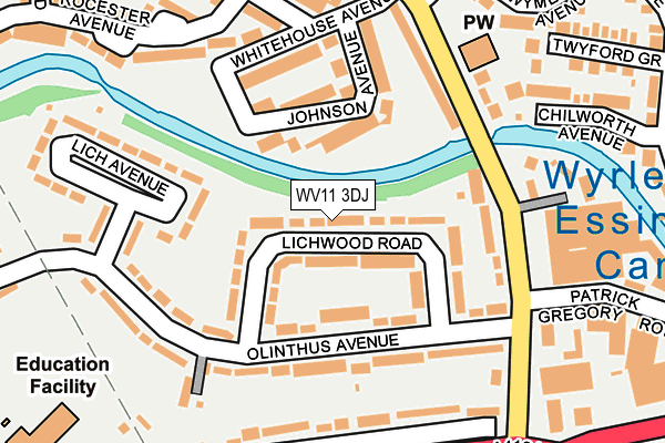 WV11 3DJ map - OS OpenMap – Local (Ordnance Survey) WV11 3DJ map - OS OpenMap – Local (Ordnance Survey)