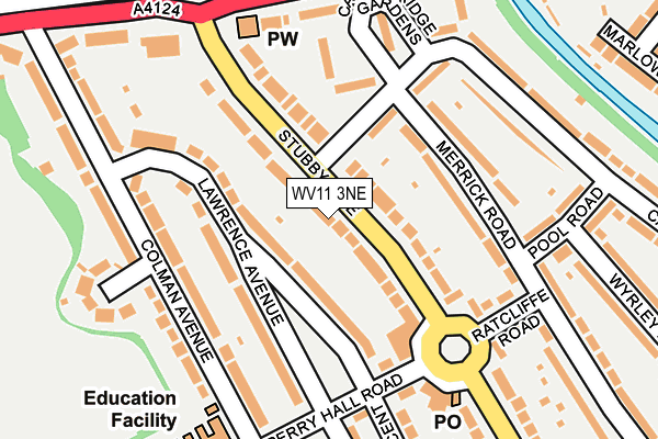 WV11 3NE map - OS OpenMap – Local (Ordnance Survey) WV11 3NE map - OS OpenMap – Local (Ordnance Survey)