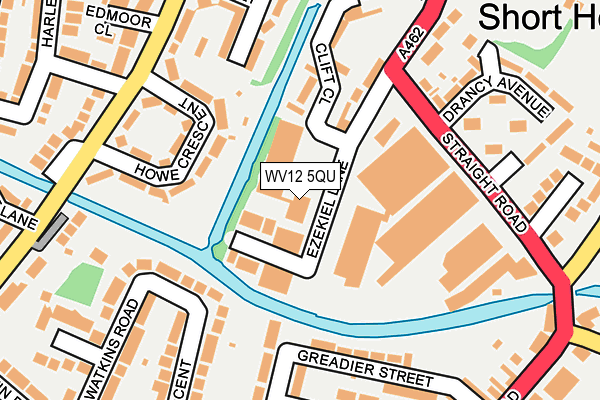 WV12 5QU map - OS OpenMap – Local (Ordnance Survey)