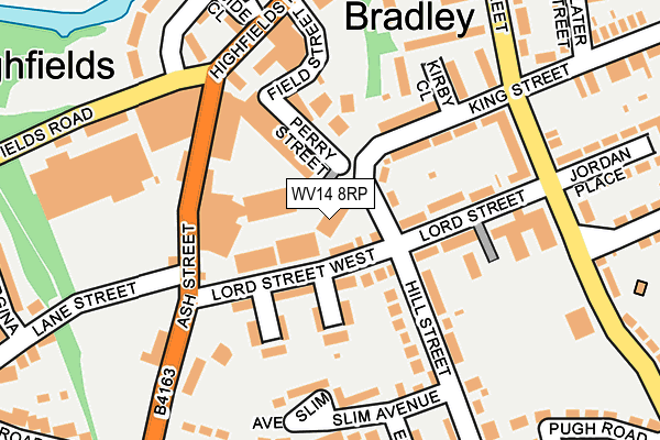 WV14 8RP map - OS OpenMap – Local (Ordnance Survey) WV14 8RP map - OS OpenMap – Local (Ordnance Survey)