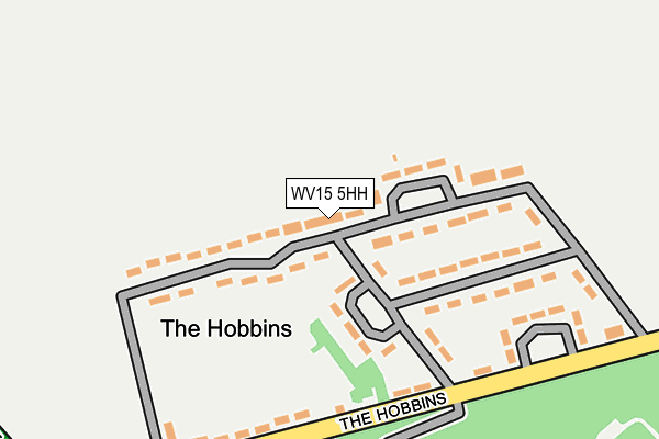 WV15 5HH map - OS OpenMap – Local (Ordnance Survey) WV15 5HH map - OS OpenMap – Local (Ordnance Survey)