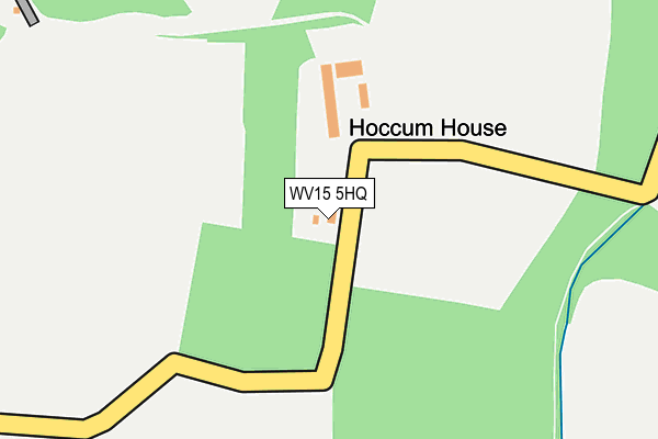 WV15 5HQ map - OS OpenMap – Local (Ordnance Survey) WV15 5HQ map - OS OpenMap – Local (Ordnance Survey)
