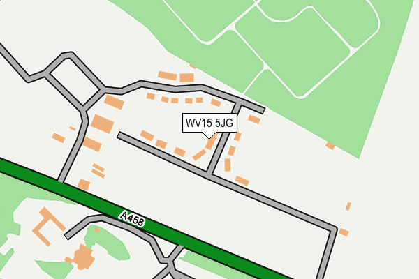 WV15 5JG map - OS OpenMap – Local (Ordnance Survey) WV15 5JG map - OS OpenMap – Local (Ordnance Survey)