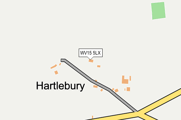 WV15 5LX map - OS OpenMap – Local (Ordnance Survey) WV15 5LX map - OS OpenMap – Local (Ordnance Survey)