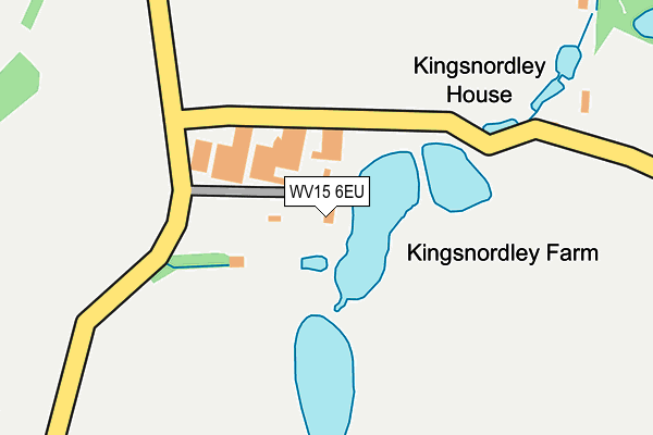 WV15 6EU map - OS OpenMap – Local (Ordnance Survey) WV15 6EU map - OS OpenMap – Local (Ordnance Survey)