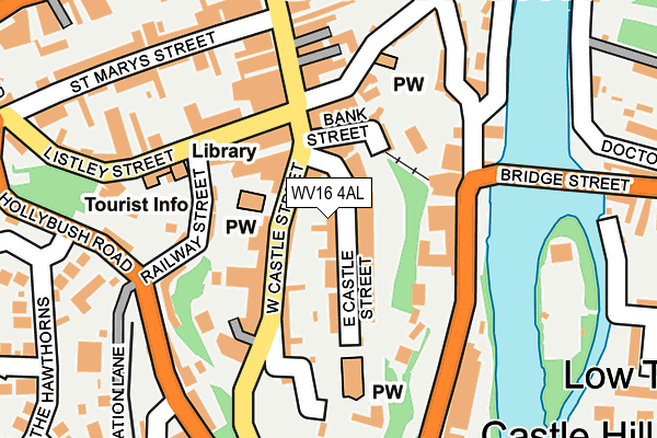 WV16 4AL map - OS OpenMap – Local (Ordnance Survey) WV16 4AL map - OS OpenMap – Local (Ordnance Survey)
