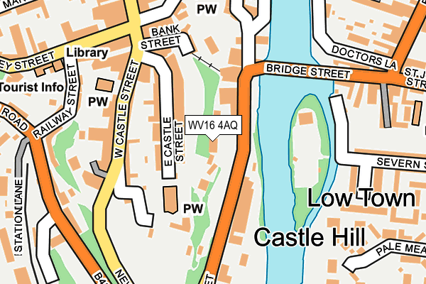 WV16 4AQ map - OS OpenMap – Local (Ordnance Survey) WV16 4AQ map - OS OpenMap – Local (Ordnance Survey)