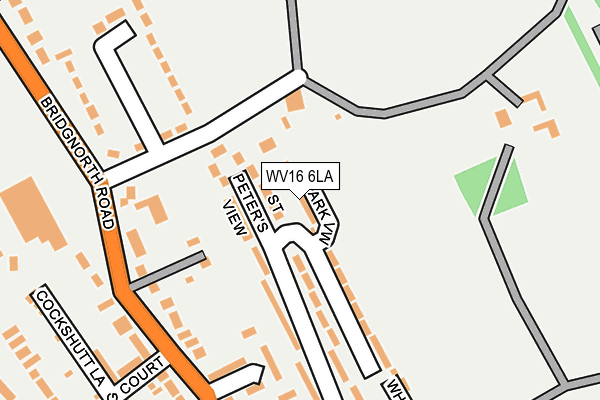 WV16 6LA map - OS OpenMap – Local (Ordnance Survey) WV16 6LA map - OS OpenMap – Local (Ordnance Survey)