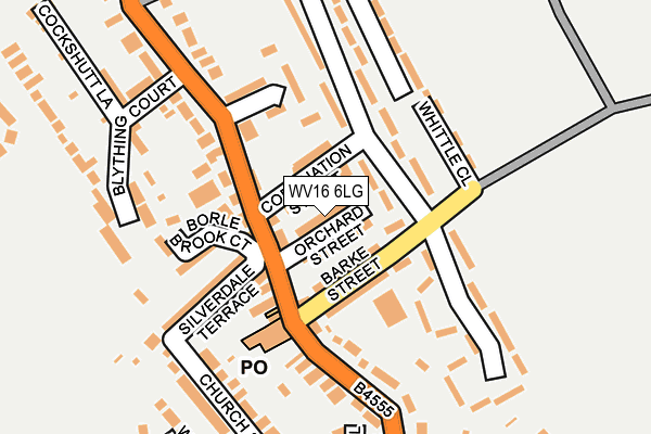 WV16 6LG map - OS OpenMap – Local (Ordnance Survey) WV16 6LG map - OS OpenMap – Local (Ordnance Survey)