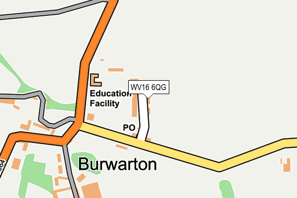 WV16 6QG map - OS OpenMap – Local (Ordnance Survey) WV16 6QG map - OS OpenMap – Local (Ordnance Survey)