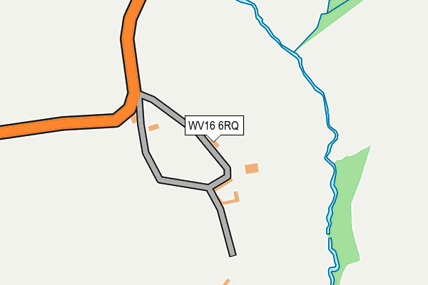 WV16 6RQ map - OS OpenMap – Local (Ordnance Survey) WV16 6RQ map - OS OpenMap – Local (Ordnance Survey)