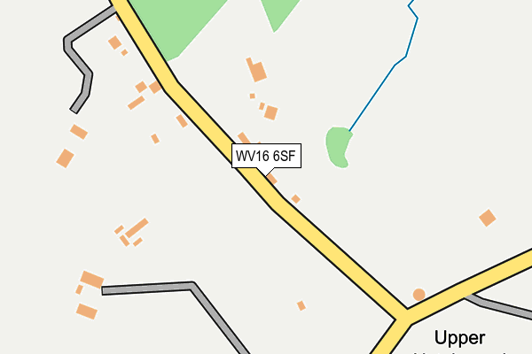 WV16 6SF map - OS OpenMap – Local (Ordnance Survey) WV16 6SF map - OS OpenMap – Local (Ordnance Survey)