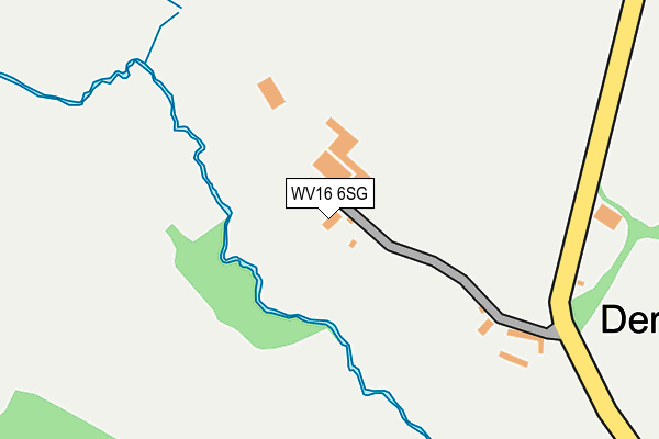 WV16 6SG map - OS OpenMap – Local (Ordnance Survey) WV16 6SG map - OS OpenMap – Local (Ordnance Survey)