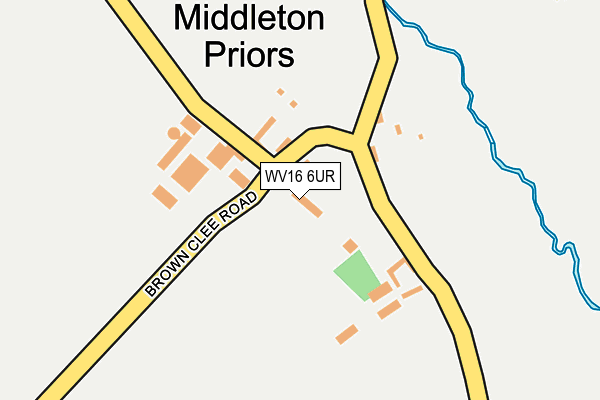 WV16 6UR map - OS OpenMap – Local (Ordnance Survey) WV16 6UR map - OS OpenMap – Local (Ordnance Survey)