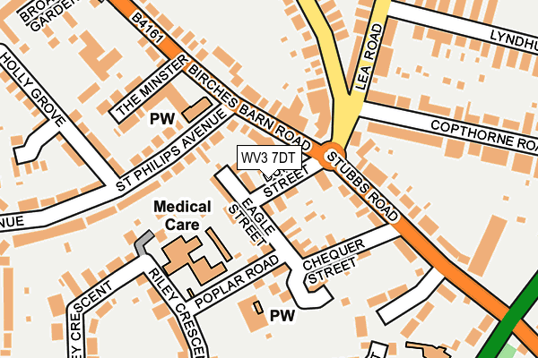 WV3 7DT map - OS OpenMap – Local (Ordnance Survey) WV3 7DT map - OS OpenMap – Local (Ordnance Survey)
