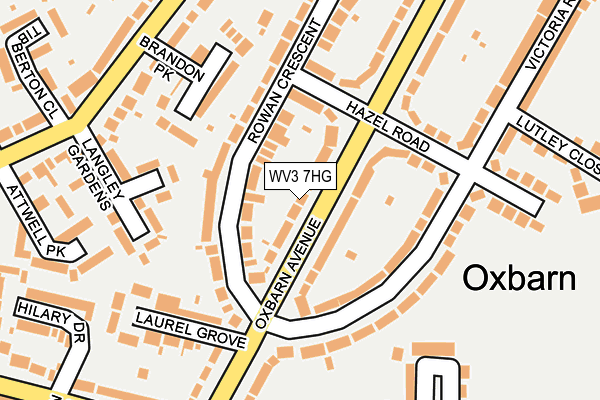 WV3 7HG map - OS OpenMap – Local (Ordnance Survey) WV3 7HG map - OS OpenMap – Local (Ordnance Survey)