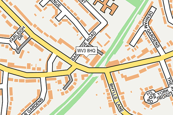 WV3 8HQ map - OS OpenMap – Local (Ordnance Survey) WV3 8HQ map - OS OpenMap – Local (Ordnance Survey)