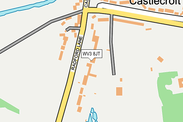 WV3 8JT map - OS OpenMap – Local (Ordnance Survey) WV3 8JT map - OS OpenMap – Local (Ordnance Survey)