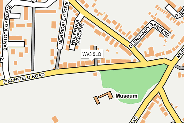 WV3 9LQ map - OS OpenMap – Local (Ordnance Survey) WV3 9LQ map - OS OpenMap – Local (Ordnance Survey)
