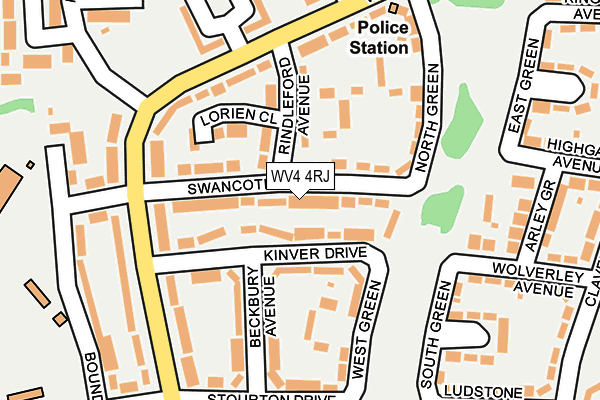 WV4 4RJ map - OS OpenMap – Local (Ordnance Survey) WV4 4RJ map - OS OpenMap – Local (Ordnance Survey)