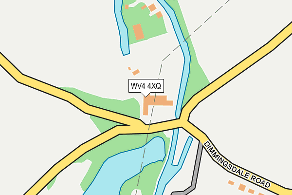 WV4 4XQ map - OS OpenMap – Local (Ordnance Survey) WV4 4XQ map - OS OpenMap – Local (Ordnance Survey)