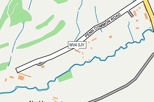 WV4 5JY map - OS OpenMap – Local (Ordnance Survey)
