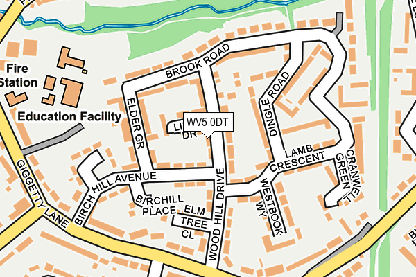 WV5 0DT map - OS OpenMap – Local (Ordnance Survey) WV5 0DT map - OS OpenMap – Local (Ordnance Survey)