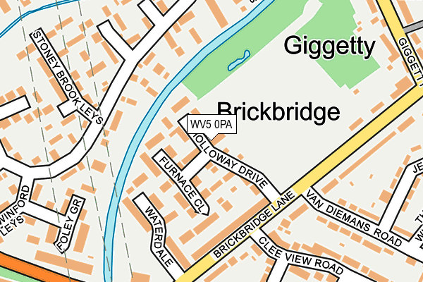 WV5 0PA map - OS OpenMap – Local (Ordnance Survey) WV5 0PA map - OS OpenMap – Local (Ordnance Survey)