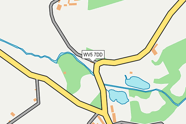 WV5 7DD map - OS OpenMap – Local (Ordnance Survey) WV5 7DD map - OS OpenMap – Local (Ordnance Survey)