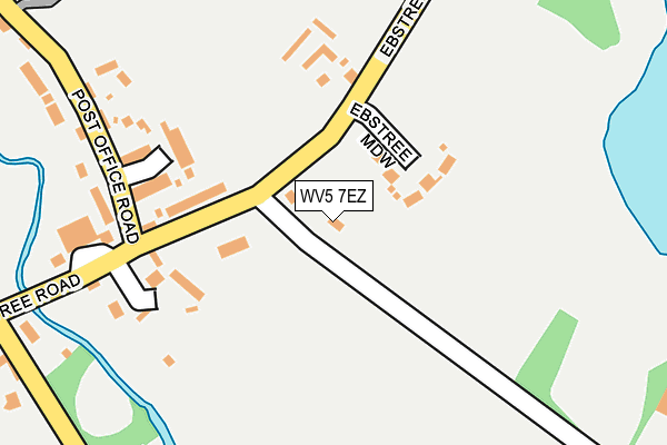 WV5 7EZ map - OS OpenMap – Local (Ordnance Survey) WV5 7EZ map - OS OpenMap – Local (Ordnance Survey)