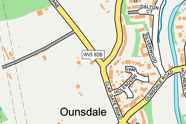 WV5 8DB map - OS OpenMap – Local (Ordnance Survey) WV5 8DB map - OS OpenMap – Local (Ordnance Survey)
