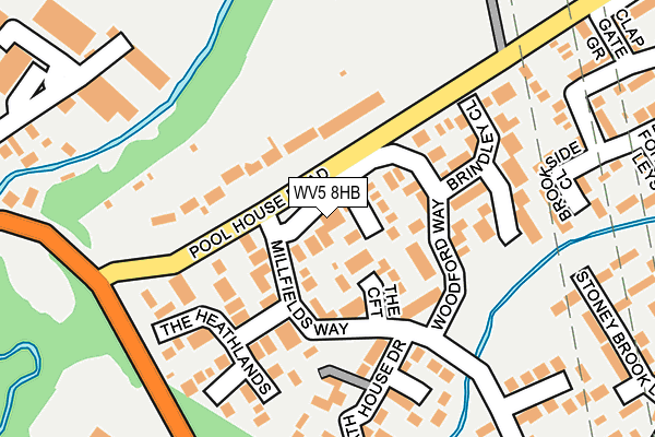 WV5 8HB map - OS OpenMap – Local (Ordnance Survey) WV5 8HB map - OS OpenMap – Local (Ordnance Survey)