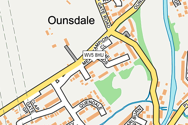 WV5 8HU map - OS OpenMap – Local (Ordnance Survey) WV5 8HU map - OS OpenMap – Local (Ordnance Survey)