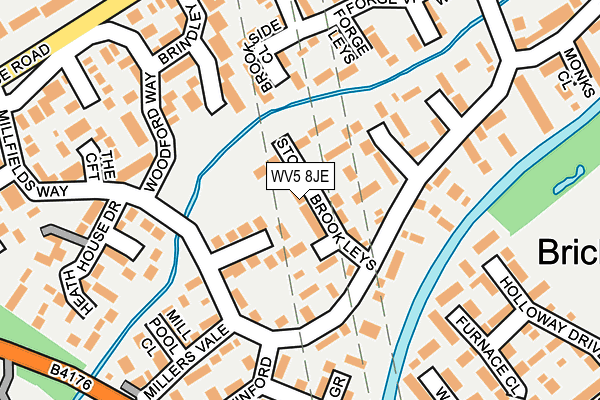 WV5 8JE map - OS OpenMap – Local (Ordnance Survey) WV5 8JE map - OS OpenMap – Local (Ordnance Survey)