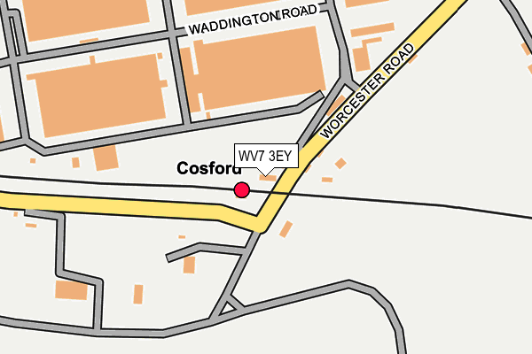WV7 3EY map - OS OpenMap – Local (Ordnance Survey)