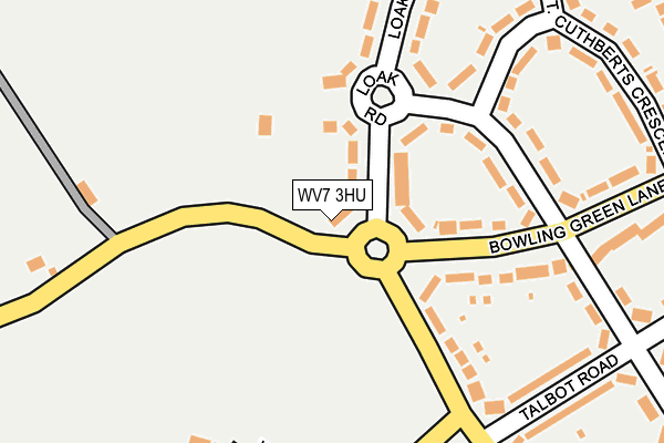 WV7 3HU map - OS OpenMap – Local (Ordnance Survey) WV7 3HU map - OS OpenMap – Local (Ordnance Survey)