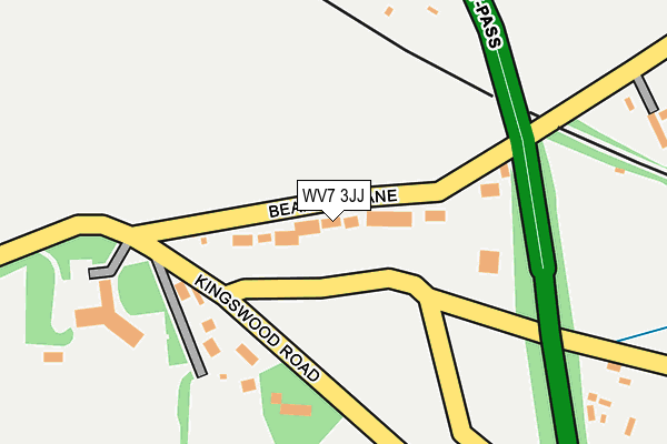 WV7 3JJ map - OS OpenMap – Local (Ordnance Survey) WV7 3JJ map - OS OpenMap – Local (Ordnance Survey)