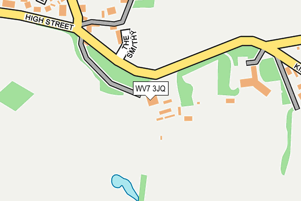 WV7 3JQ map - OS OpenMap – Local (Ordnance Survey) WV7 3JQ map - OS OpenMap – Local (Ordnance Survey)