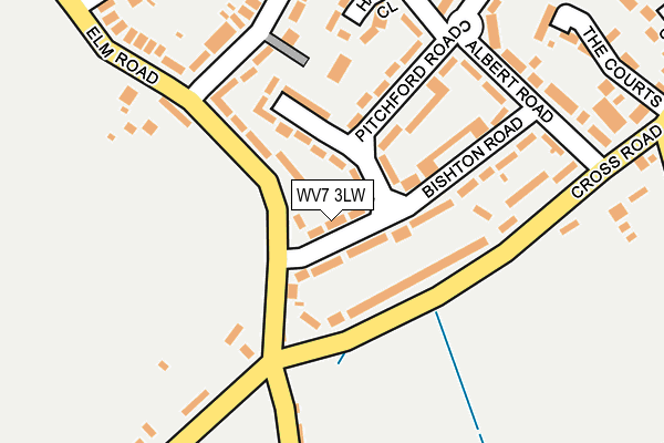 WV7 3LW map - OS OpenMap – Local (Ordnance Survey) WV7 3LW map - OS OpenMap – Local (Ordnance Survey)