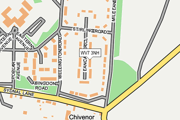 WV7 3NH map - OS OpenMap – Local (Ordnance Survey) WV7 3NH map - OS OpenMap – Local (Ordnance Survey)