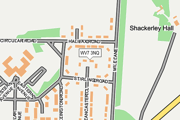 WV7 3NQ map - OS OpenMap – Local (Ordnance Survey) WV7 3NQ map - OS OpenMap – Local (Ordnance Survey)