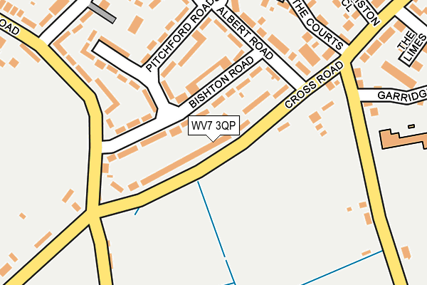 WV7 3QP map - OS OpenMap – Local (Ordnance Survey) WV7 3QP map - OS OpenMap – Local (Ordnance Survey)
