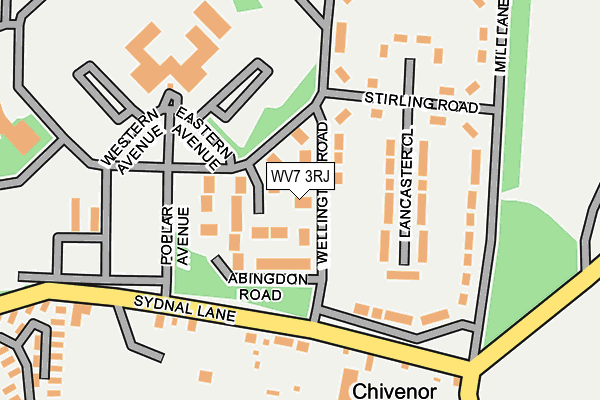 WV7 3RJ map - OS OpenMap – Local (Ordnance Survey) WV7 3RJ map - OS OpenMap – Local (Ordnance Survey)