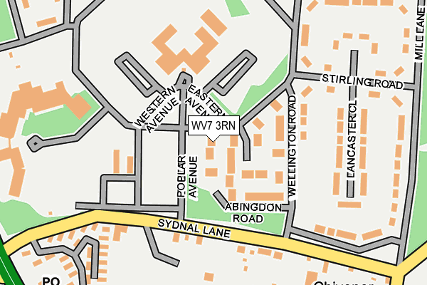 WV7 3RN map - OS OpenMap – Local (Ordnance Survey) WV7 3RN map - OS OpenMap – Local (Ordnance Survey)