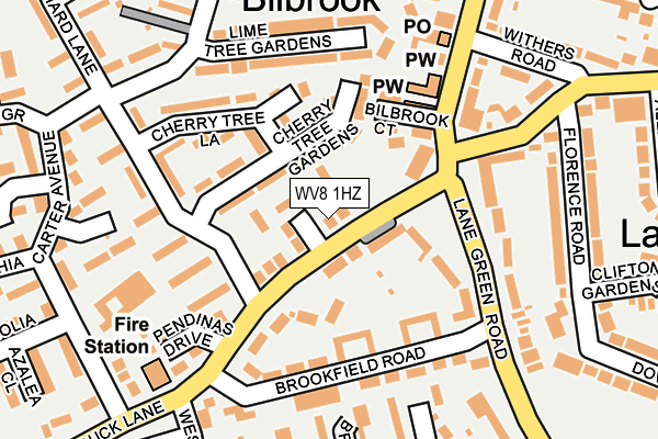 WV8 1HZ map - OS OpenMap – Local (Ordnance Survey) WV8 1HZ map - OS OpenMap – Local (Ordnance Survey)