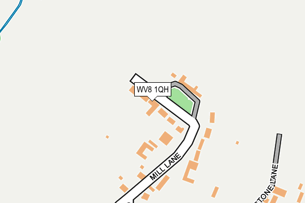 WV8 1QH map - OS OpenMap – Local (Ordnance Survey) WV8 1QH map - OS OpenMap – Local (Ordnance Survey)