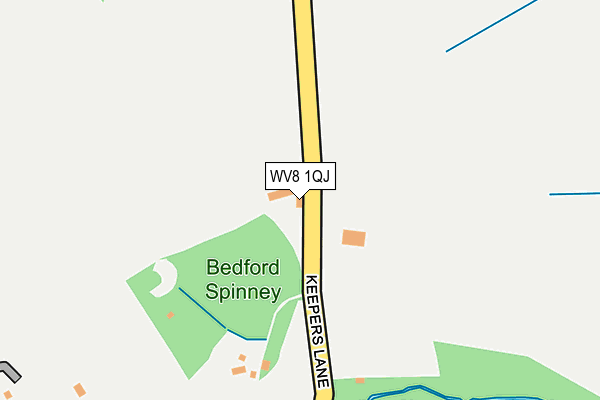 WV8 1QJ map - OS OpenMap – Local (Ordnance Survey) WV8 1QJ map - OS OpenMap – Local (Ordnance Survey)