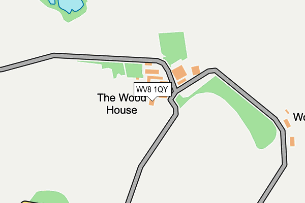 WV8 1QY map - OS OpenMap – Local (Ordnance Survey) WV8 1QY map - OS OpenMap – Local (Ordnance Survey)